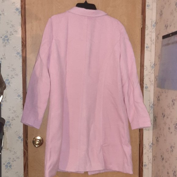 NWT! ALLEGRA K Pink Coat, Size XL / Extra Large - Picture 3 of 9